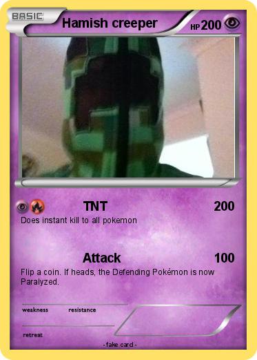 Pokemon Hamish creeper