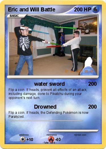Pokemon Eric and Will Battle