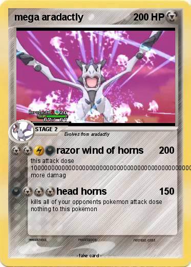 Pokemon mega aradactly