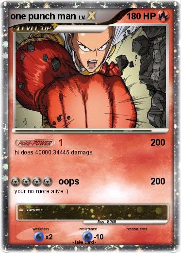 Pokemon one punch man