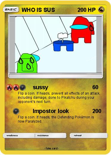 Pokemon WHO IS SUS