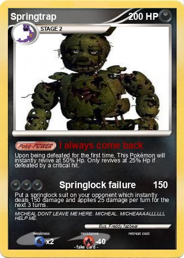 Pokemon Springtrap
