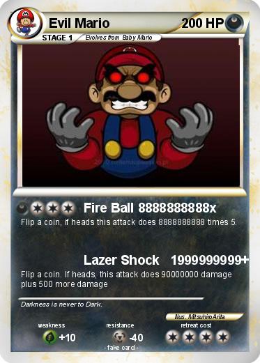 Pokemon Evil Mario