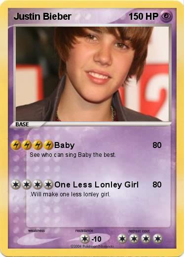 Pokemon Justin Bieber