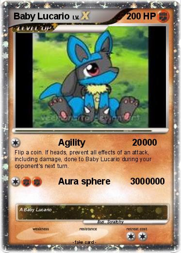 Pokemon Baby Lucario