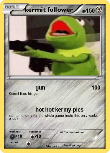 Pokemon kermit follower