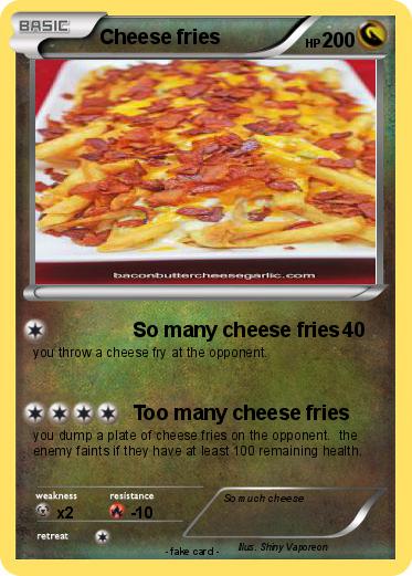 Pokemon Cheese fries