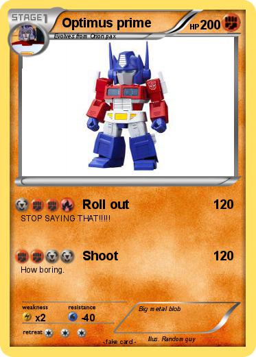 Pokemon Optimus prime