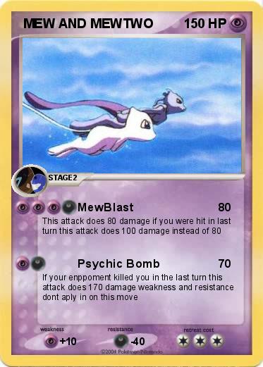 Pokemon  MEW AND MEWTWO