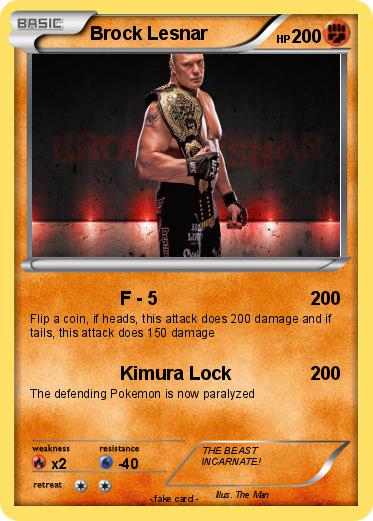 Pokemon Brock Lesnar