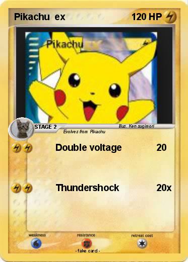 Pokemon Pikachu  ex