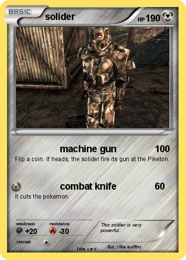 Pokemon solider