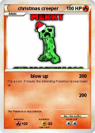 Pokemon christmas creeper