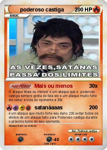 Pokemon poderoso castiga