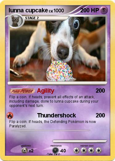 Pokemon lunna cupcake