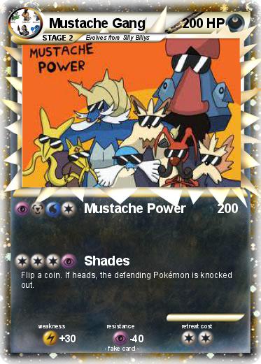 Pokemon Mustache Gang