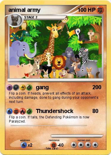 Pokemon animal army