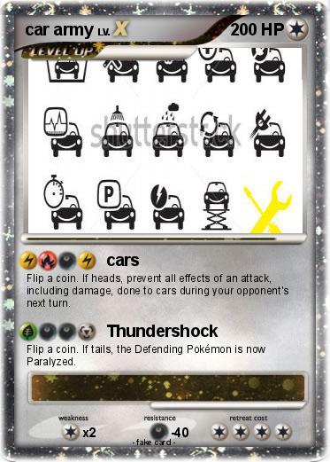 Pokemon car army