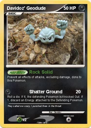 Pokemon Davidoz' Geodude