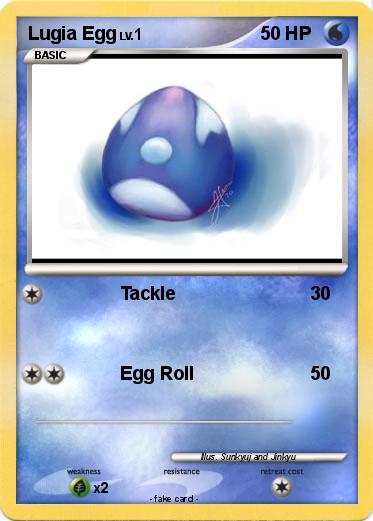Pokemon Lugia Egg