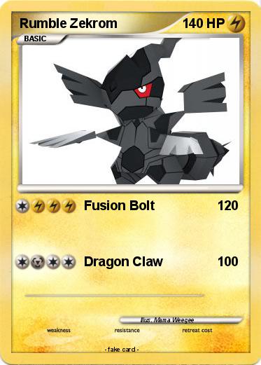 Pokemon Rumble Zekrom