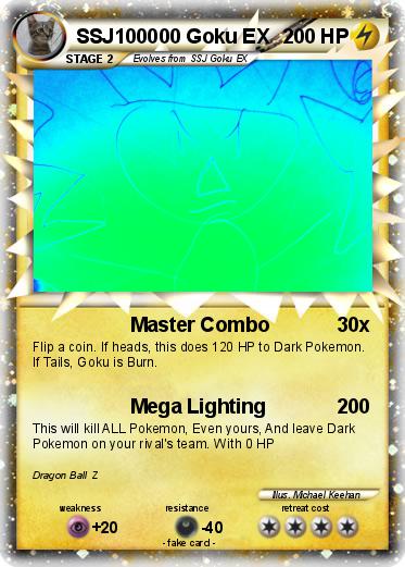 Pokemon SSJ100000 Goku EX