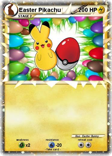 Pokemon Easter Pikachu