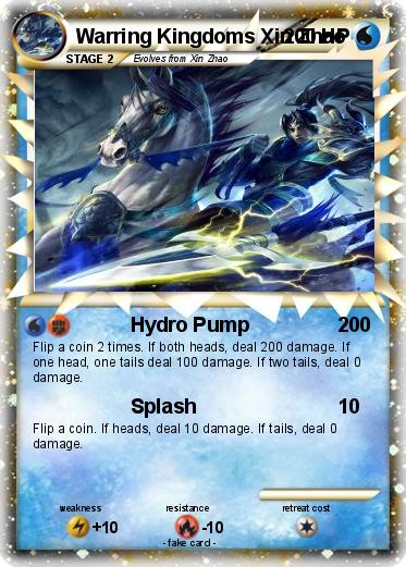 Pokemon Warring Kingdoms Xin Zhao