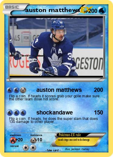 Pokemon auston matthews