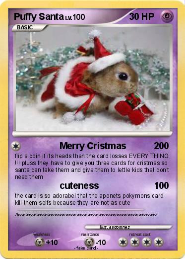 Pokemon Puffy Santa