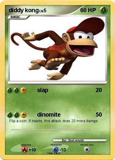 Pokemon diddy kong