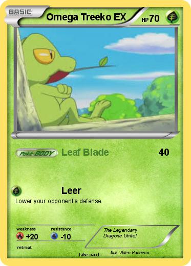 Pokemon Omega Treeko EX