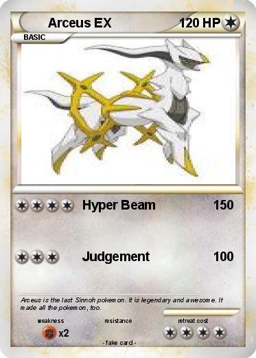 Pokemon Arceus EX