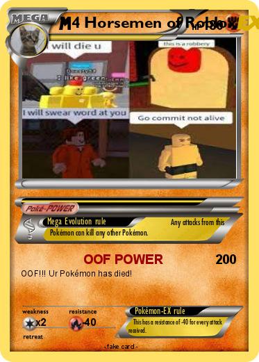 Pokemon 4 Horsemen of Roblox