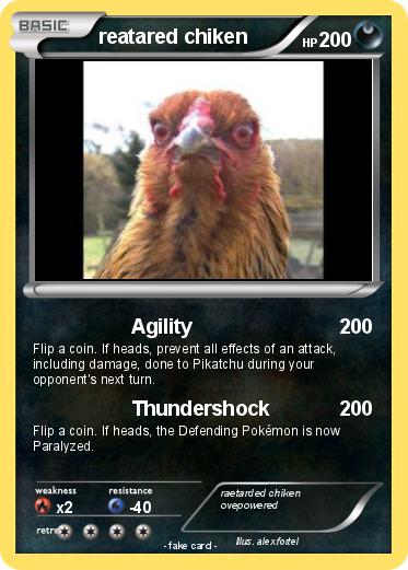 Pokemon reatared chiken