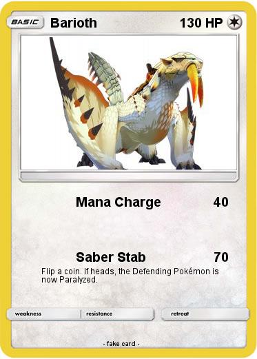 Pokemon Barioth