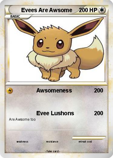 Pokemon Evees Are Awsome