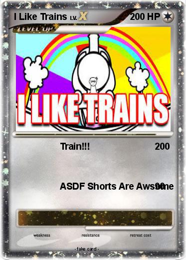 Pokemon I Like Trains