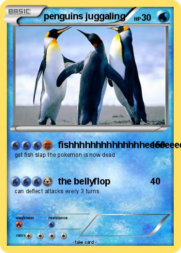 Pokemon penguins juggaling
