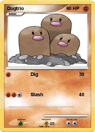 Pokemon Dugtrio