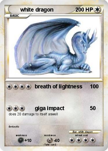 Pokemon white dragon