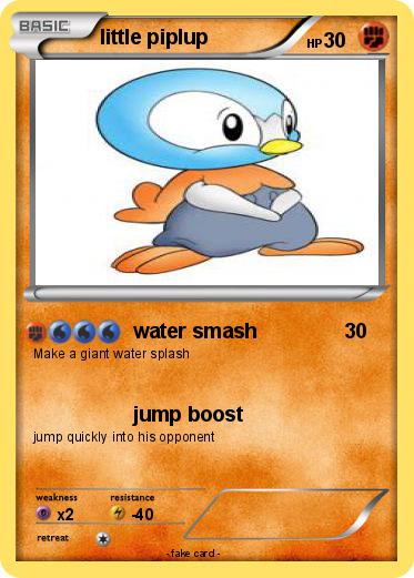 Pokemon little piplup