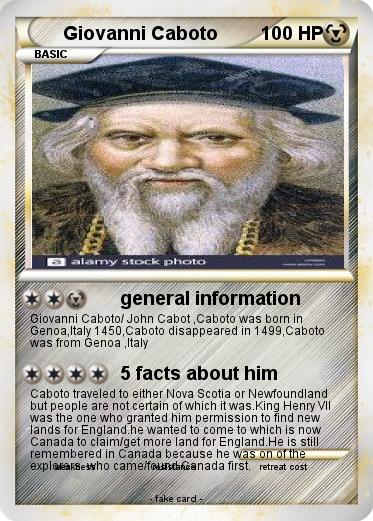 Pokemon Giovanni Caboto