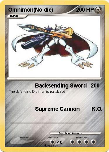 Pokemon Omnimon(No die)
