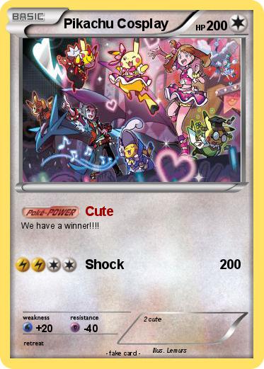 Pokemon Pikachu Cosplay