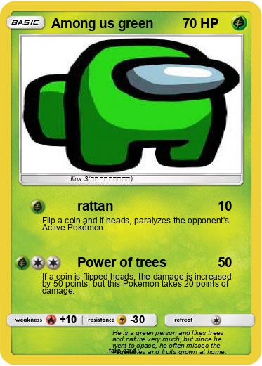 Pokemon Among us green