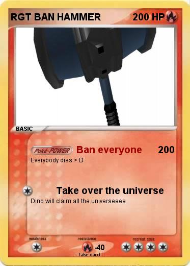 Pokemon RGT BAN HAMMER