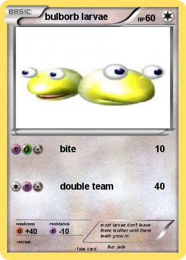 Pokemon bulborb larvae