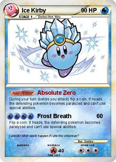 Pokemon Ice Kirby