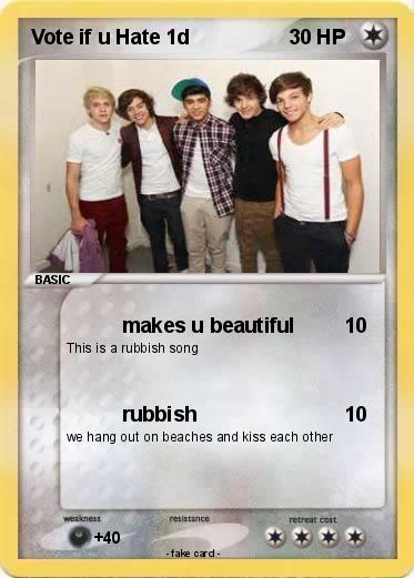 Pokemon Vote if u Hate 1d